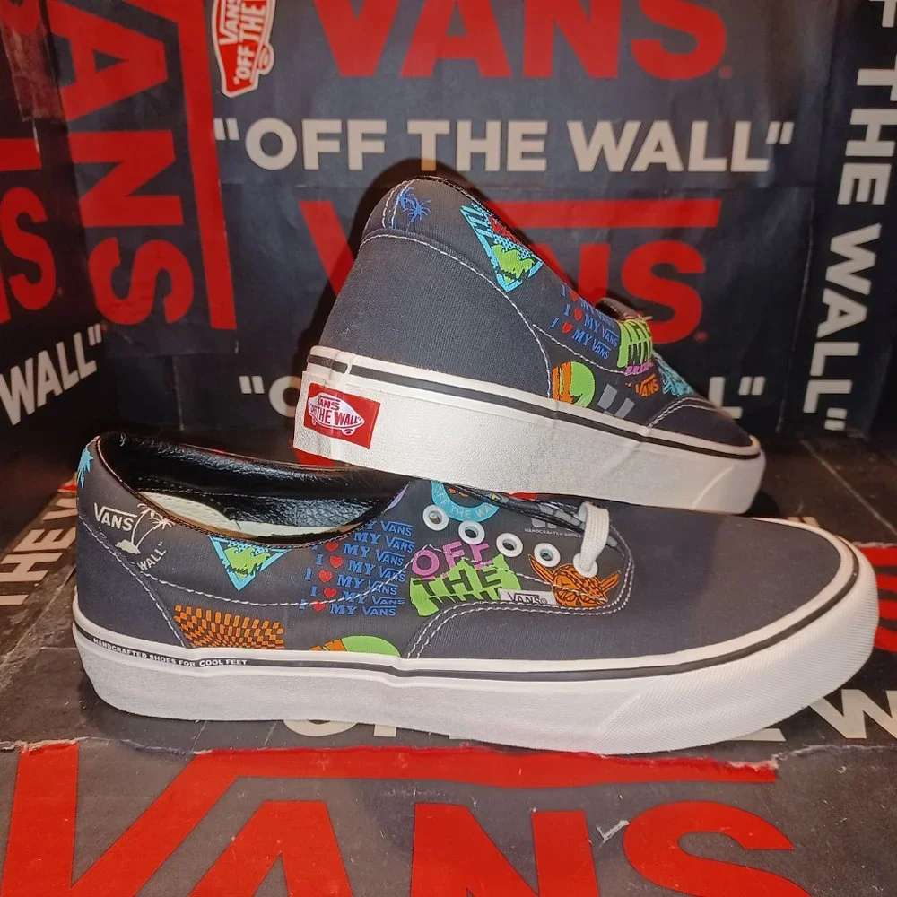 Vans Men's 11.5 Era SF V66 Logo Black Multi VN0A3MUHW95